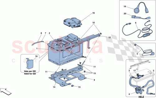 Part Diagram for Ferrari 70003484