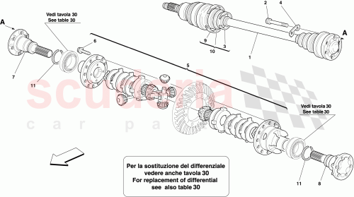 Part Diagram for Ferrari 226385