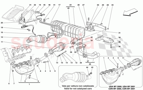 Part Diagram for Ferrari 66230500