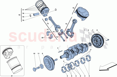 Part Diagram for Ferrari 285296