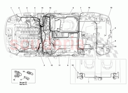 Part Diagram for Ferrari 200726