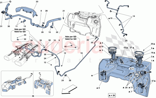 Part Diagram for Ferrari 281598