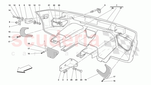 Part Diagram for Ferrari 65251710