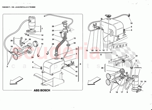 Part Diagram for Ferrari 65328900