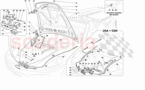 Part Diagram for Ferrari 69977000