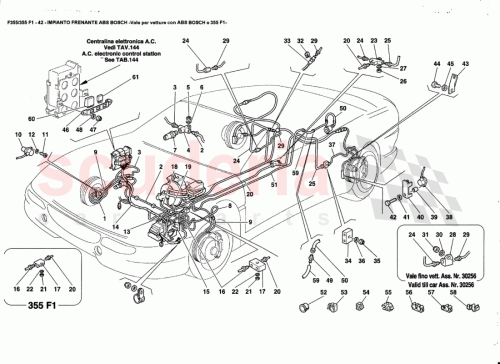 Part Diagram for Ferrari 170640