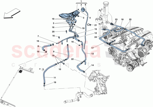 Part Diagram for Ferrari 324412