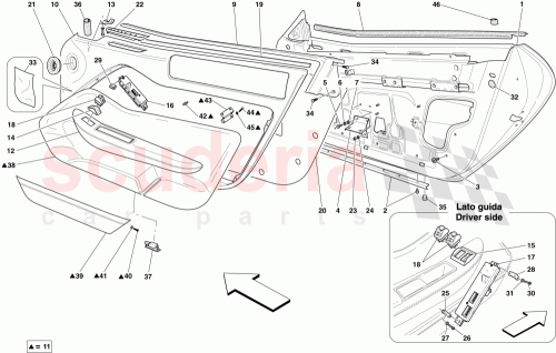 Part Diagram for Ferrari 83287300