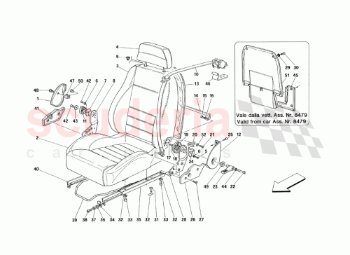 Part Diagram for Ferrari 63294200