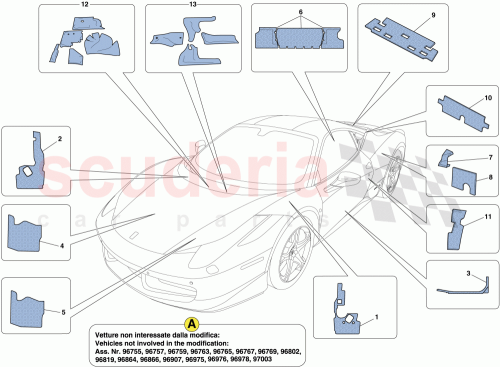 Part Diagram for Ferrari 82288200