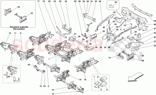 Part Diagram for Ferrari 221707