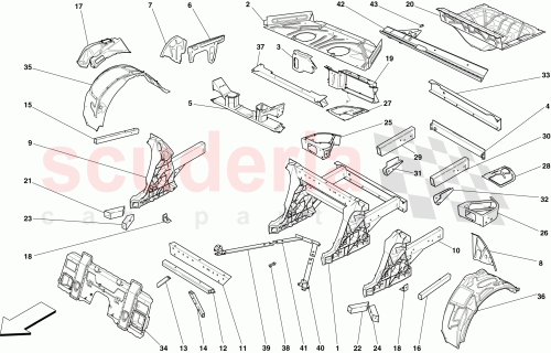 Part Diagram for Ferrari 69138511