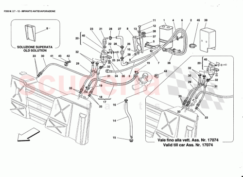 Part Diagram for Ferrari 165794