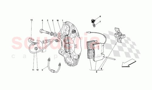 Part Diagram for Ferrari 147975