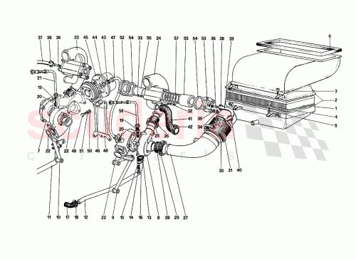 Part Diagram for Ferrari 121098