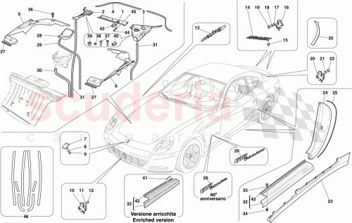 Part Diagram for Ferrari 67157900