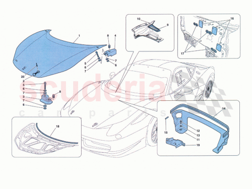 Part Diagram for Ferrari 83387611