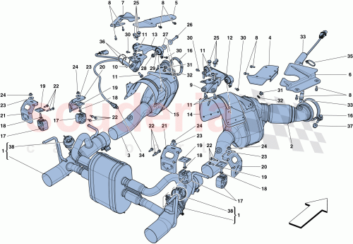 Part Diagram for Ferrari 292945