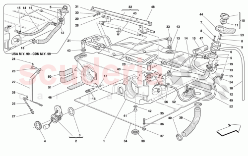 Part Diagram for Ferrari 226448