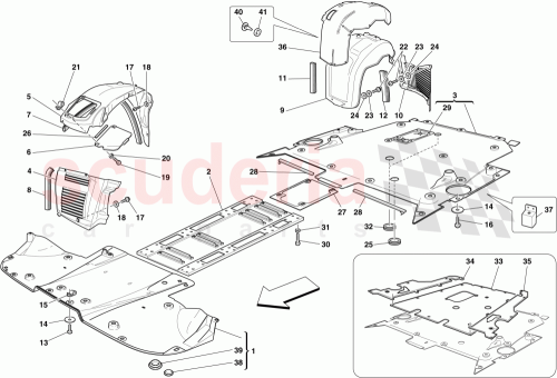 Part Diagram for Ferrari 68484300