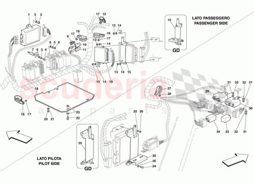Part Diagram for Ferrari 170301