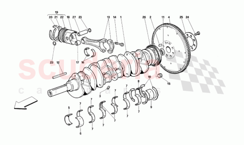 Part Diagram for Ferrari 158107