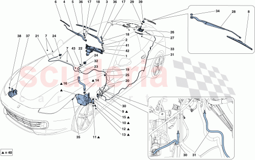Part Diagram for Ferrari 87341400