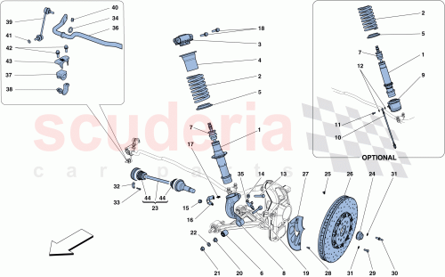 Part Diagram for Ferrari 55013734