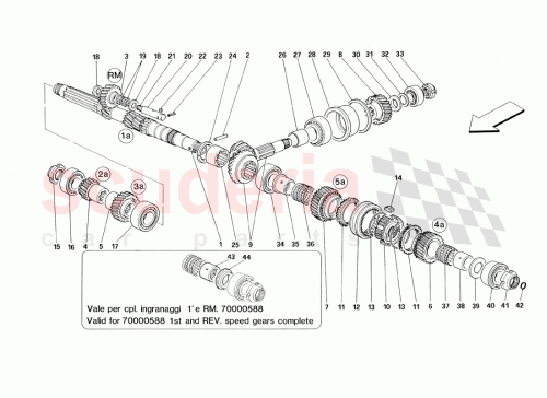 Part Diagram for Ferrari 153000