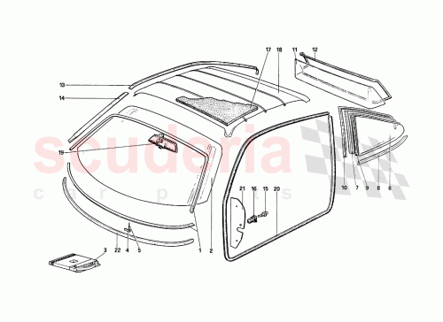Part Diagram for Ferrari 60032703