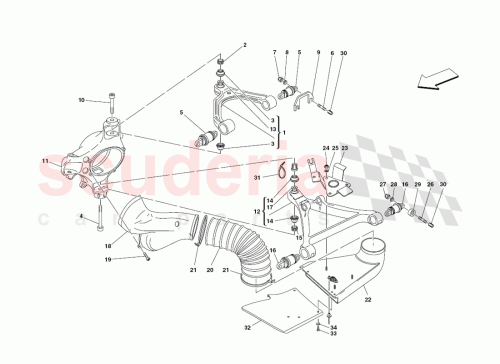 Part Diagram for Ferrari 14303123