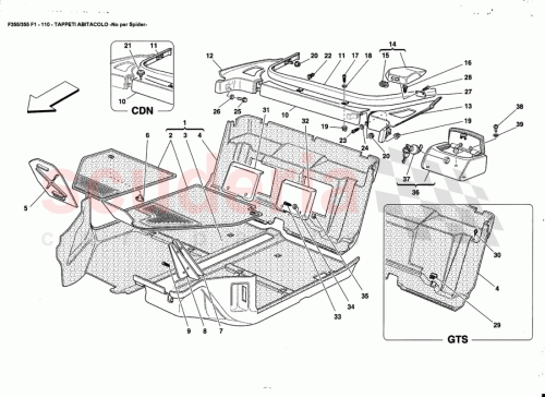 Part Diagram for Ferrari 654843