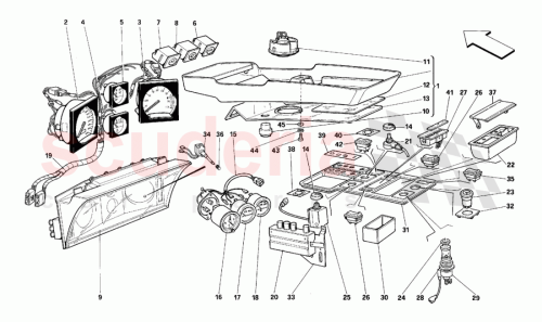 Part Diagram for Ferrari 121607