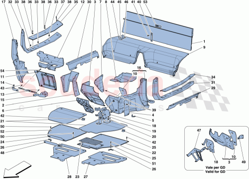 Part Diagram for Ferrari 86433000