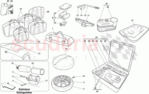 Part Diagram for Ferrari 247677