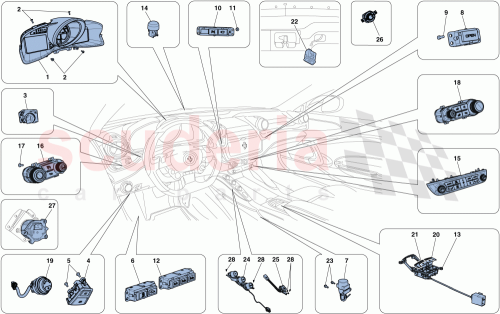 Part Diagram for Ferrari 343526