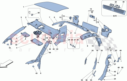 Part Diagram for Ferrari 82916300