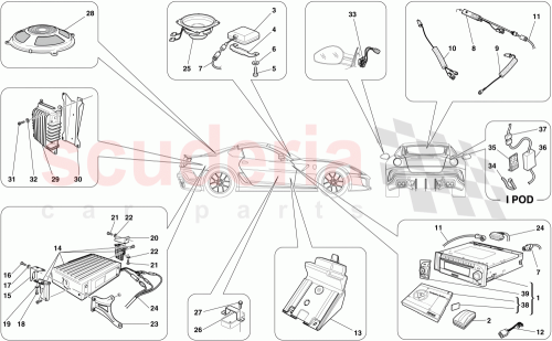 Part Diagram for Ferrari 195318