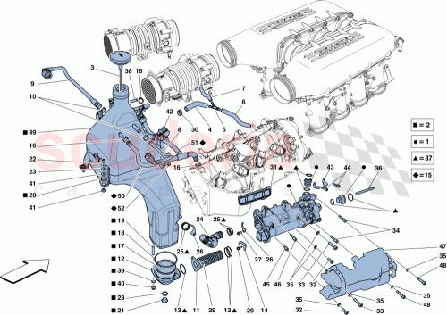 Part Diagram for Ferrari 287204