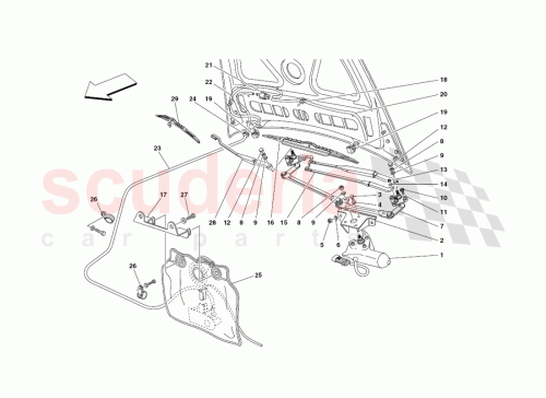 Part Diagram for Ferrari 65984700