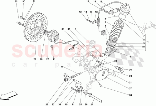 Part Diagram for Ferrari 259573