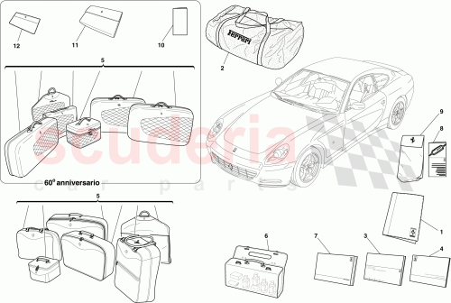 Part Diagram for Ferrari 191571