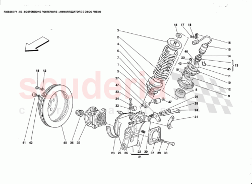 Part Diagram for Ferrari 175476