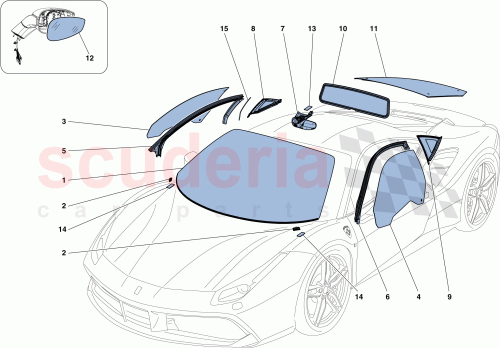 Part Diagram for Ferrari 86250300