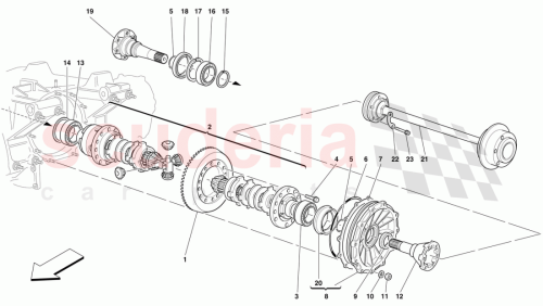 Part Diagram for Ferrari 161406