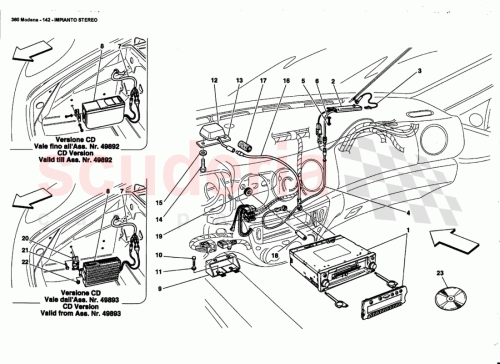 Part Diagram for Ferrari 181321