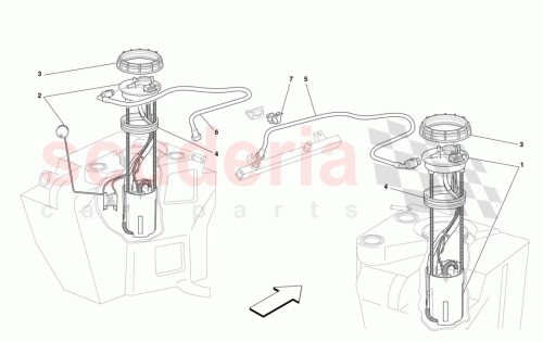 Part Diagram for Ferrari 182640