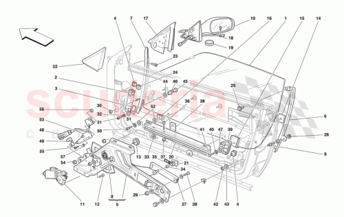 Part Diagram for Ferrari 64783900