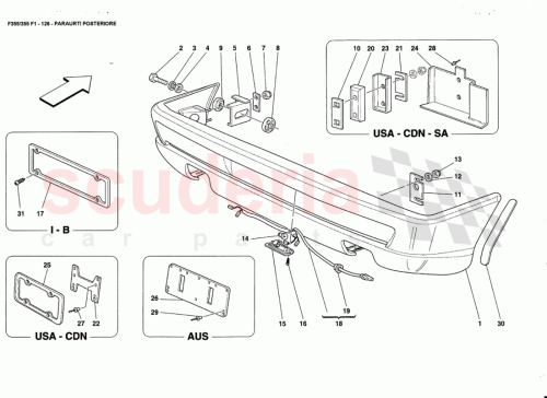 Part Diagram for Ferrari 64761200
