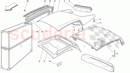 Part Diagram for Ferrari 64986700